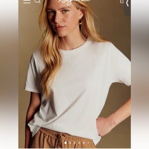 Sezane Conrad T-Shirt XS White NWT
